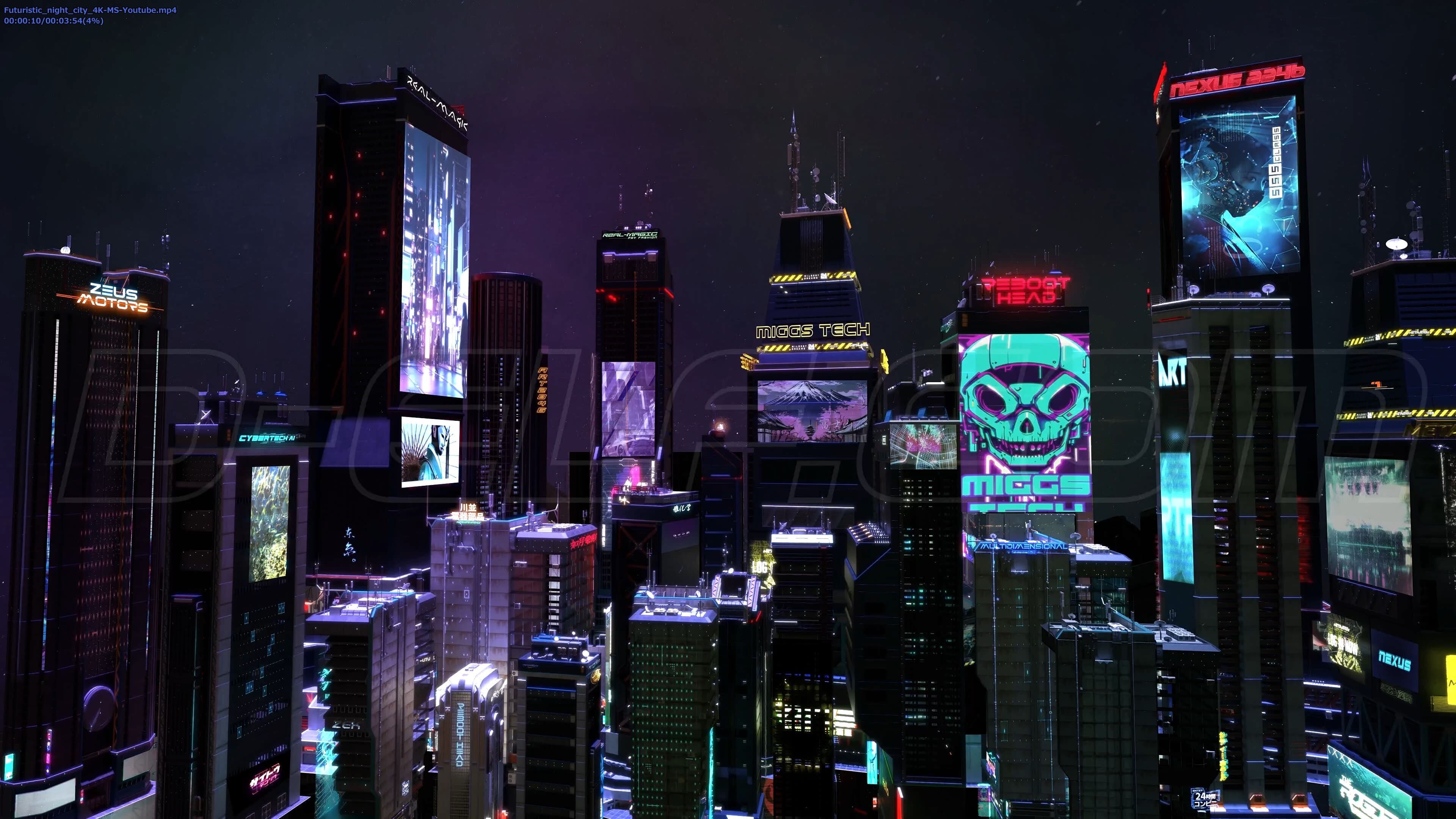 近未来都市景観S4 | digital-elf イラスト素材販売