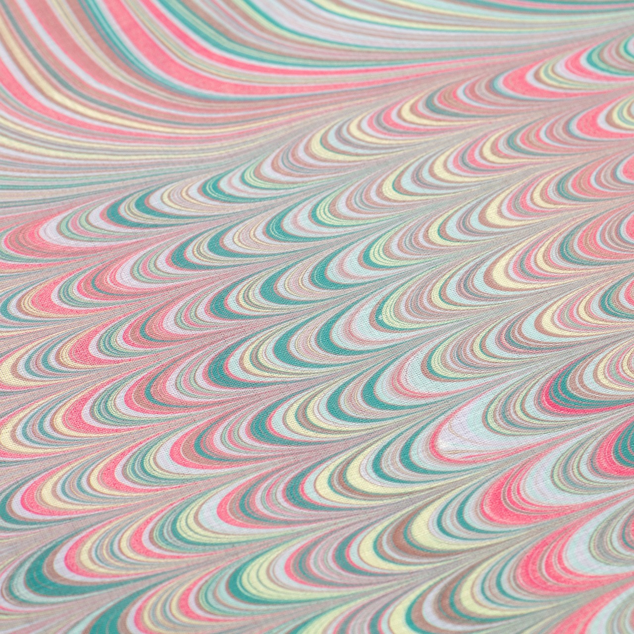 半巾帯 ❤︎［full of happiness］ゆらぎ柄×ピーコック柄