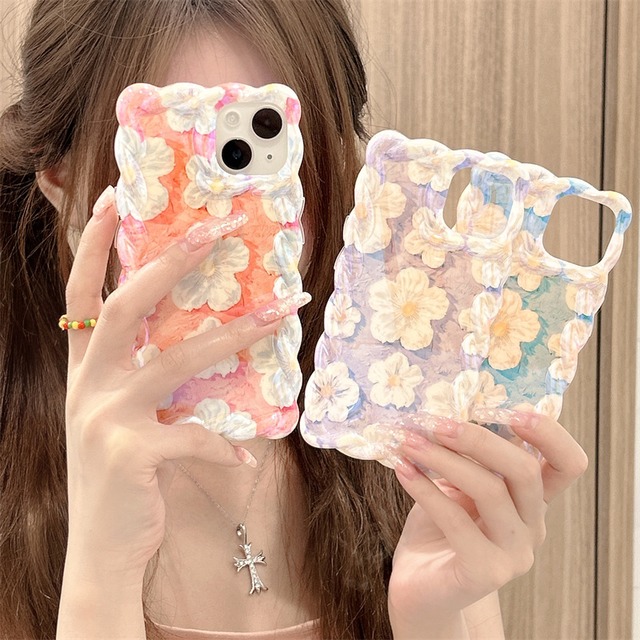 スマホケース レディース 3色 iPhoneケース スマホカバー 送料無料 iphone11 iphone12 iphone12Pro iphone12Pro MAX iphone13 iPhone13Pro iPhone13ProMax iPhone14 iPhone14Pro iPhone14ProMax スクエア型 かわいい 大人可愛い きれいめ おしゃれ お洒落 綺麗 こなれ感 ラブリー キュート ガーリー 個性的 花柄 OL 学生 ブルー パープル オレンジ 10代 20代 韓国 韓国系
