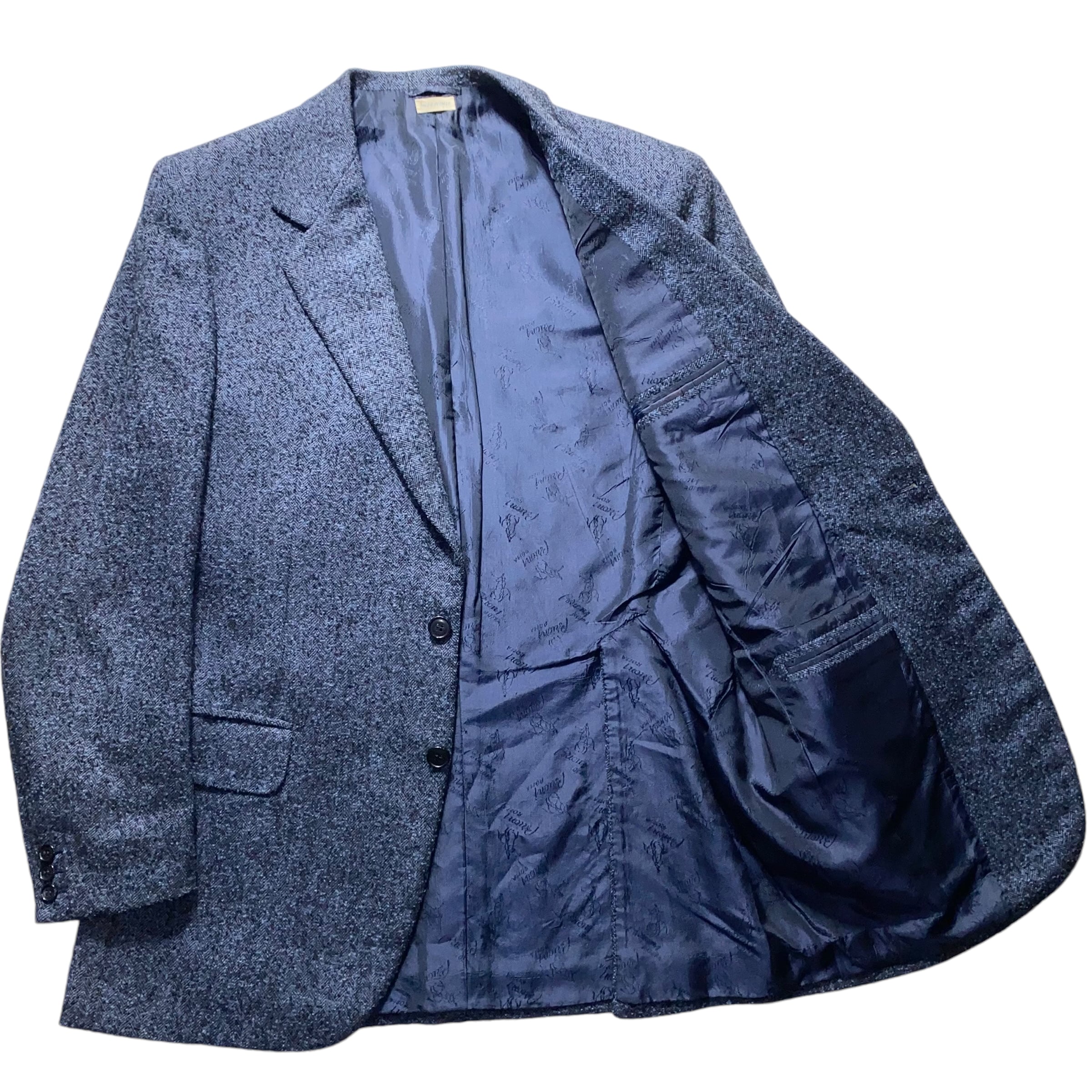 vintage BRIONI “ROMAN STYLE” herringbone nep tweed tailored jacket