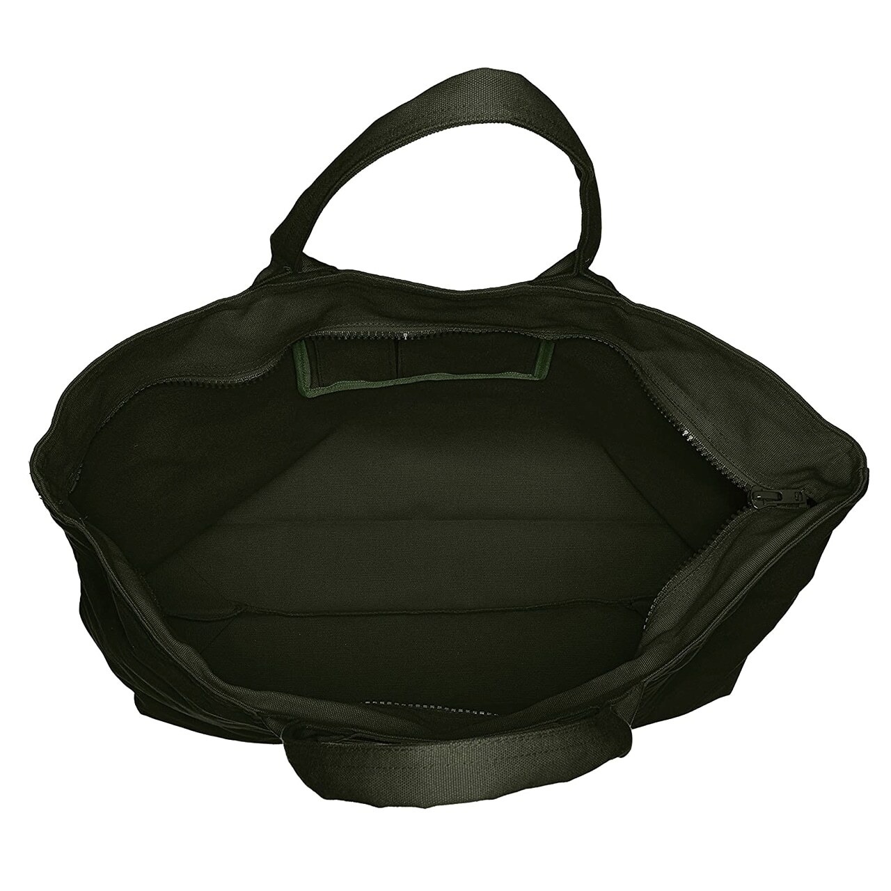 キャンバスジップトートバッグ