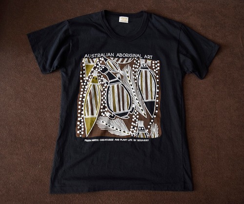 90s ABORIGINAL ART T-SHIRTS M