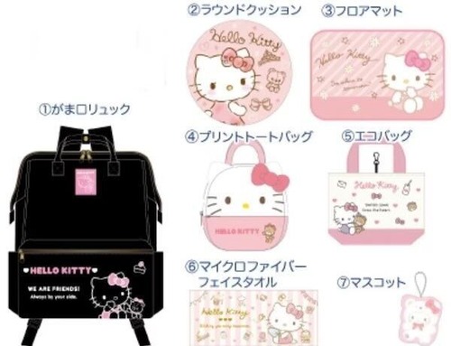 lucky bagキャラクターたちの豪華7点セット ハローキティー