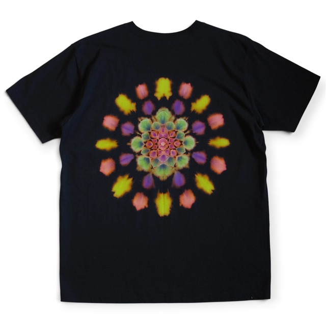 “曼荼羅染め×抜染” -nukizome- TIE DYE T-SHIRT 《XL》
