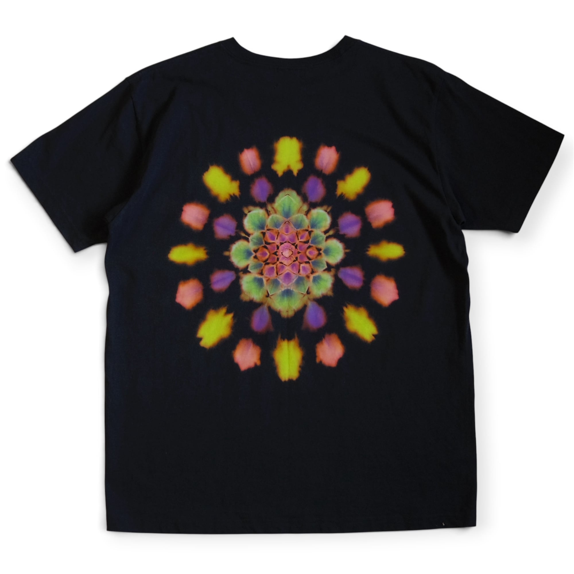 “曼荼羅染め×抜染” -nukizome- TIE DYE T-SHIRT 《XL》