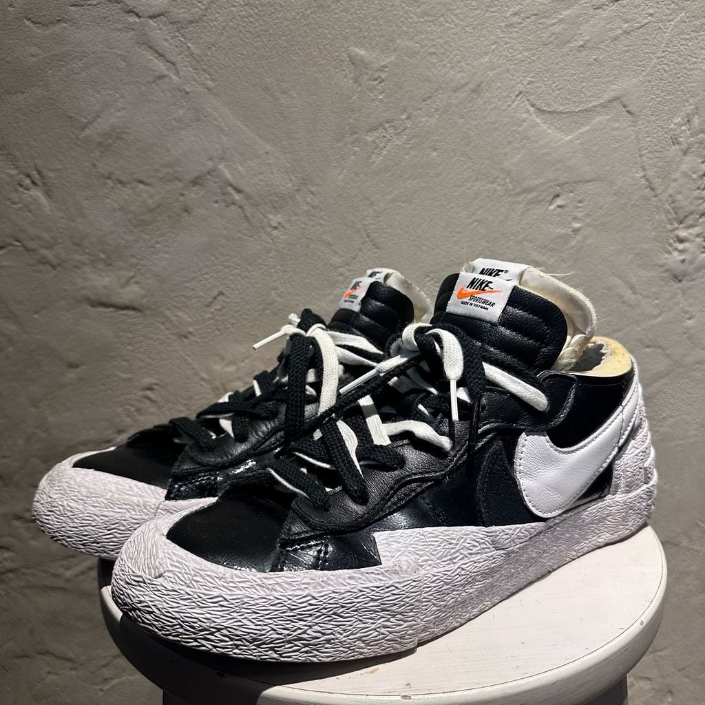 sacai NIKE サカイ ナイキ Black Patent Leather スニーカーDM6443-001