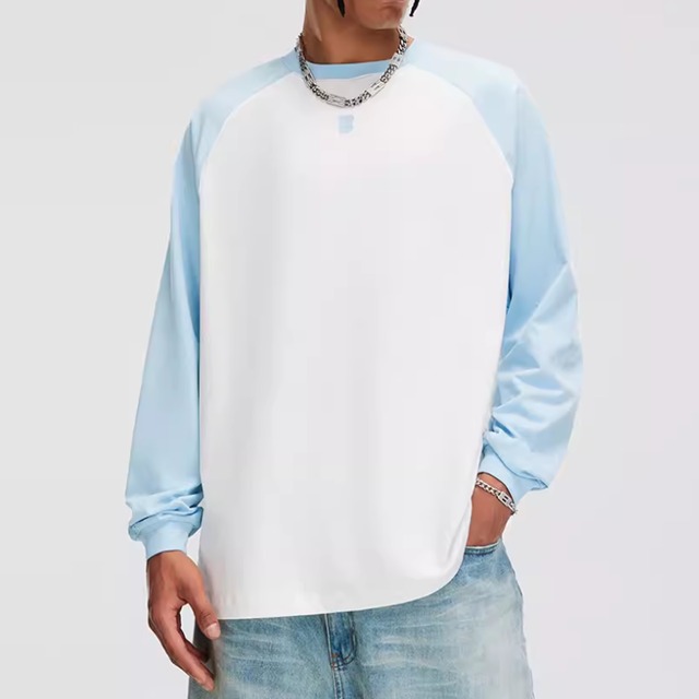 【DRIP2895】BNLS One Point Logo Print Tag Run Sleeve Tee