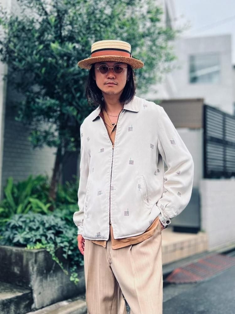 希少 50s Rayon Gabardine Reversible Jacket Vintage Reversible Rayon Gabardine Jacket [1950s-] | beruf