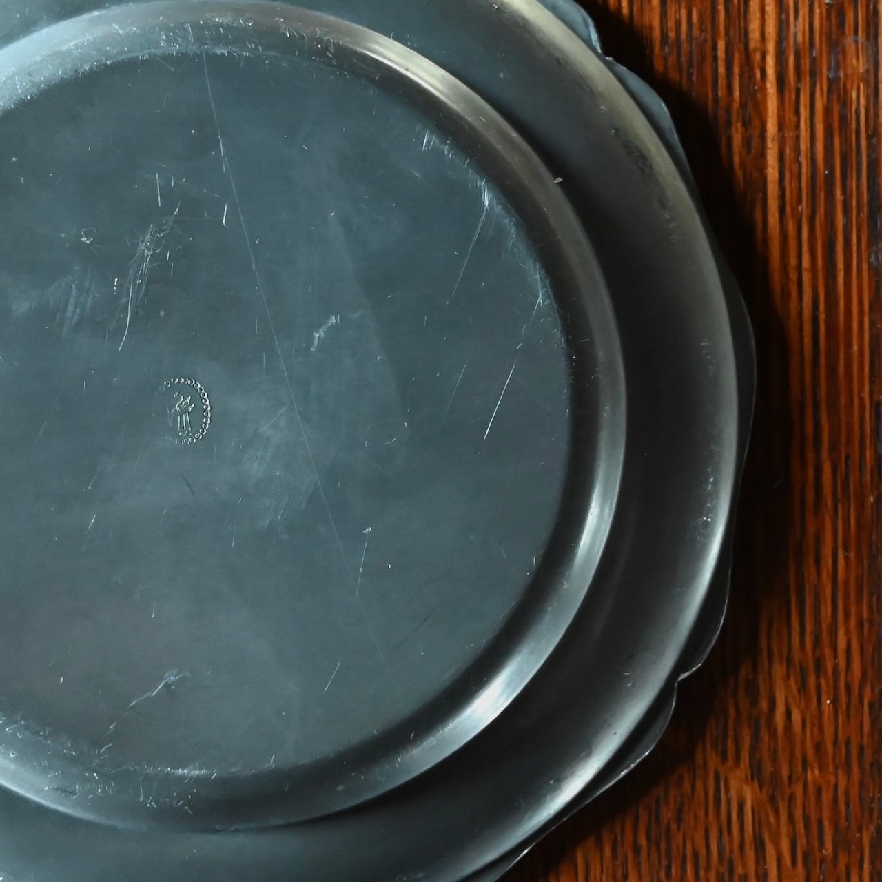 Pewter Plate / ピューター プレート【B】〈 お皿・エタン・収納・店舗
