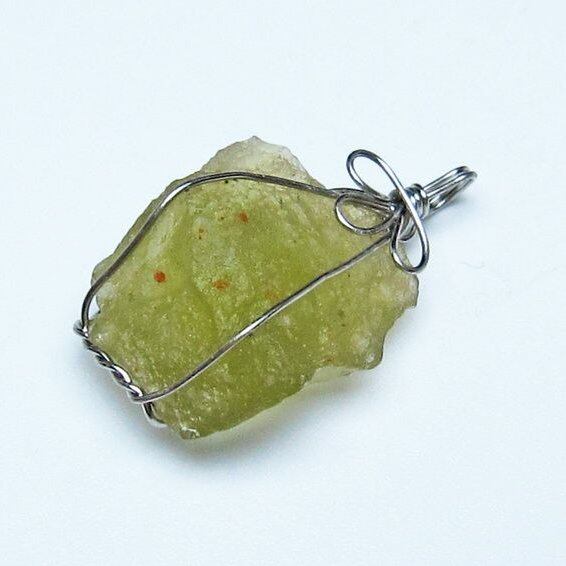 リビアングラス ペンダント 一点物 メール便可 112-13829