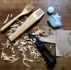 フォークを自作する 手作りキット FORK WHITTLING DIY KIT
