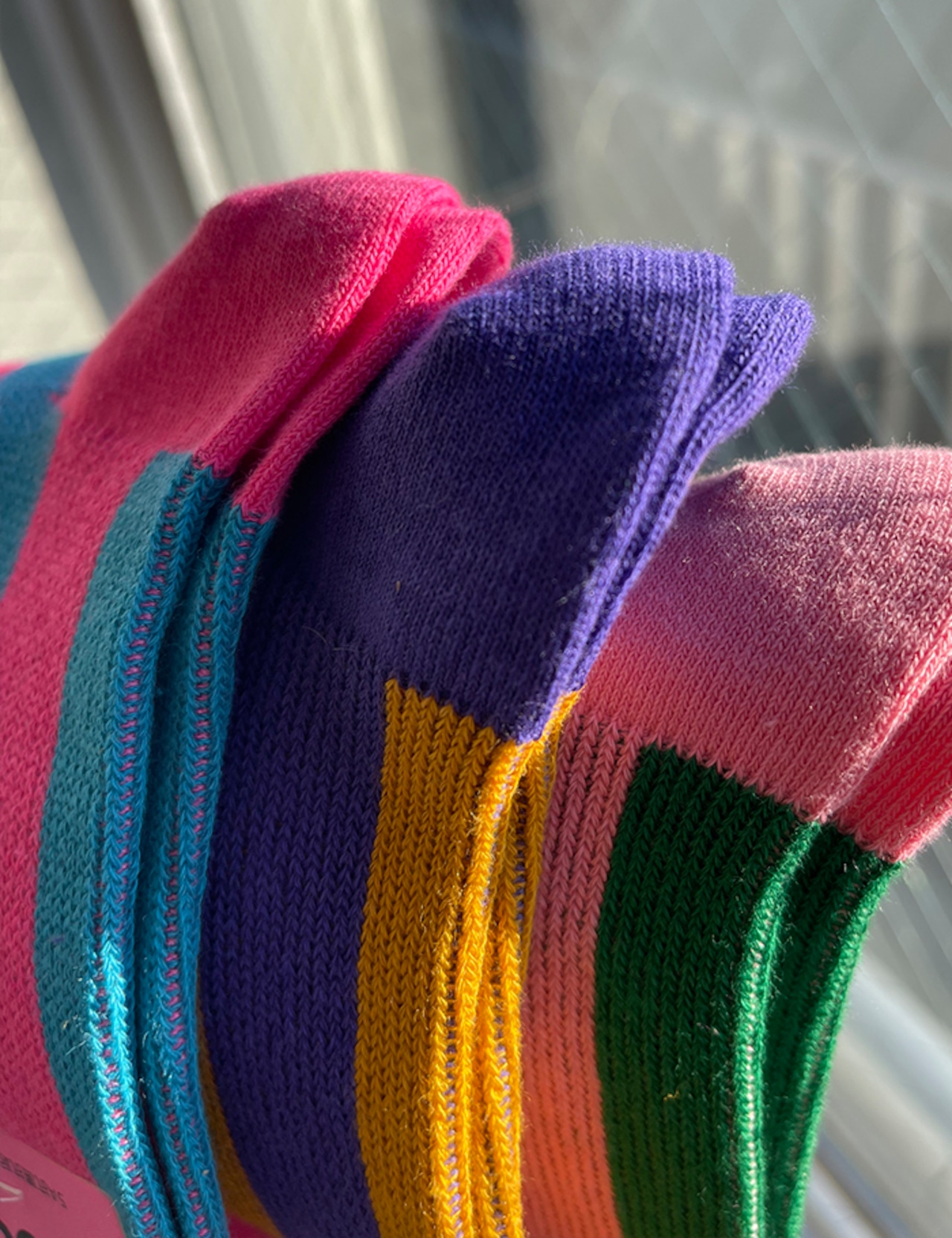 【新作5％OFF・3日間】Colorful Stripe Socks_3colors