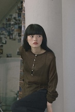 DU260704 Sheer Mohair Button Knit【一部予約商品10月中旬】