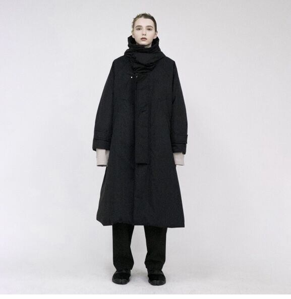 VOAAOV Nylon High Density Cloth Long Coat BLK VODC-G71 | IAAAM