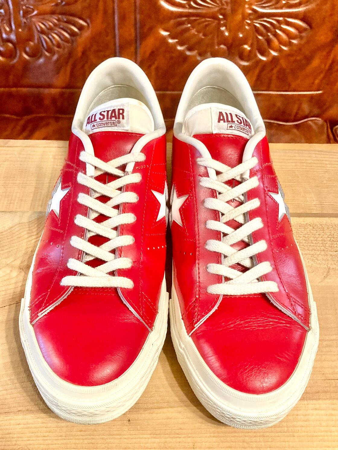 converse（コンバース） ONE STAR（ワンスター） レザー 8.5 27cm 赤 