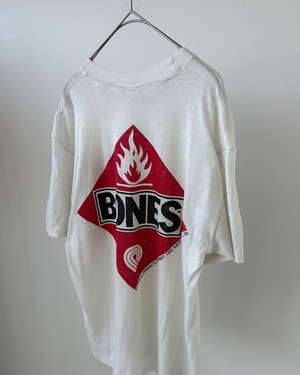 -POWELL PERALTA- Vintage 80s L Print T-Shirt made in USA