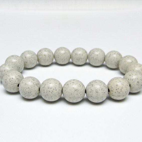 北投石 ブレスレット 12mm 一点物 メール便可 111-50145