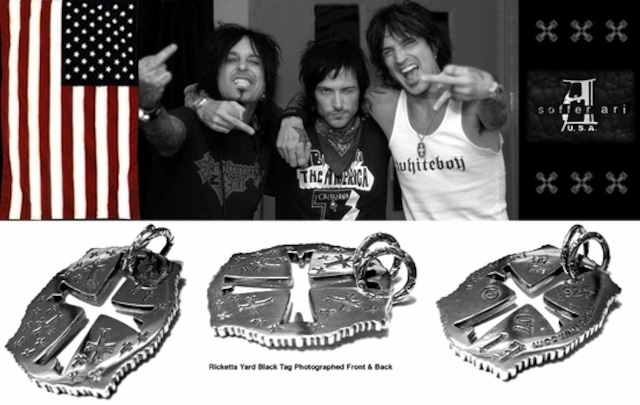 SofferAri Jewelry ソファーアリ日本代理店 MEDIUM DOG TAG DON`T FUCK AROUND SKULLS PENDANT TommyLee トミーリー着用　Mötley Crüe モトリークルー