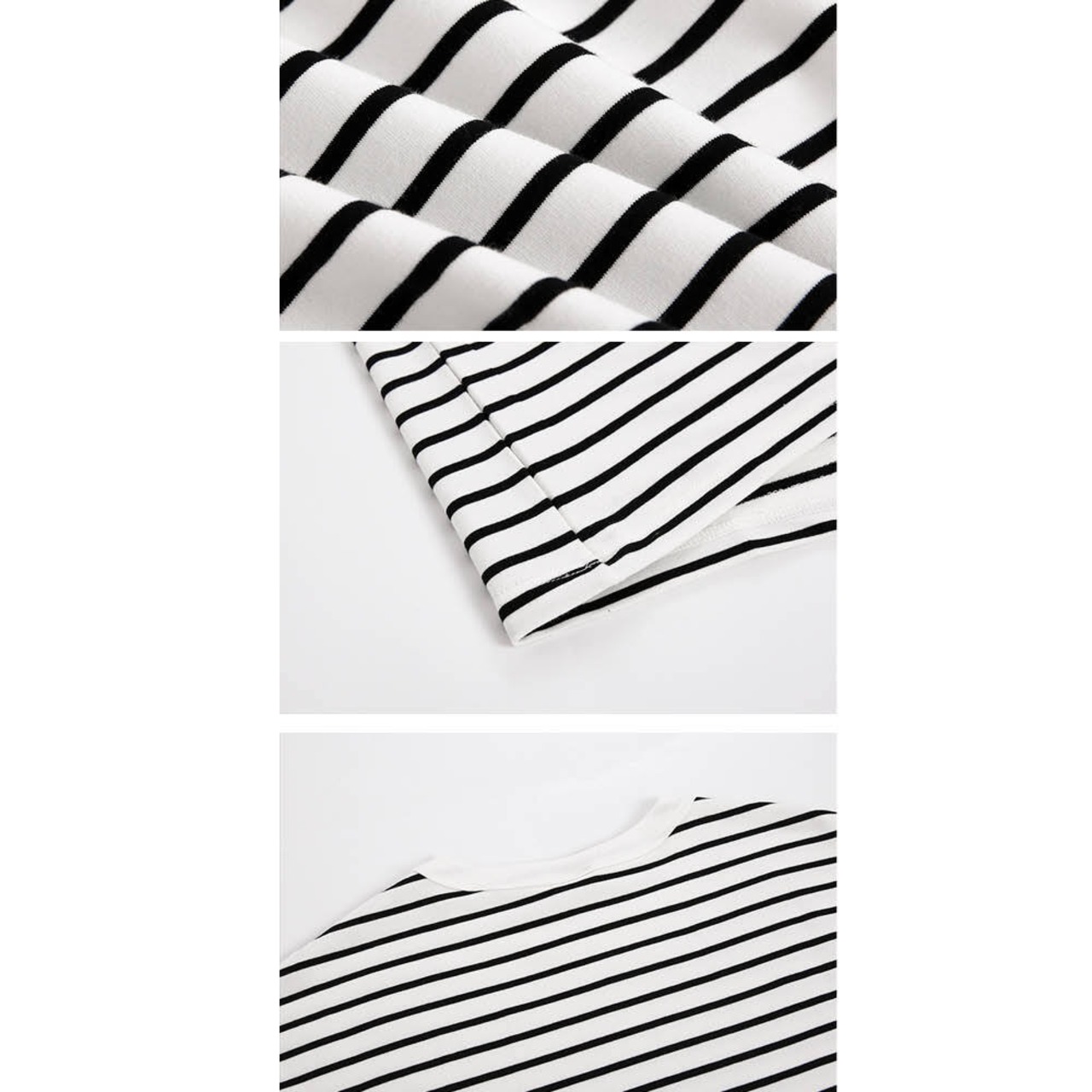 ルーズボーダーロングTシャツ　MT0080056