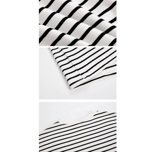 ルーズボーダーロングTシャツ　MT0080056