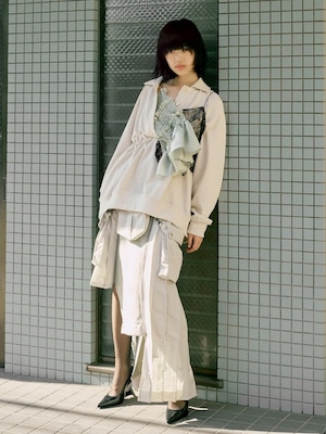 【26SS】Create Clair クリエイトクレイル / RAW EDGE LOOSE POLO