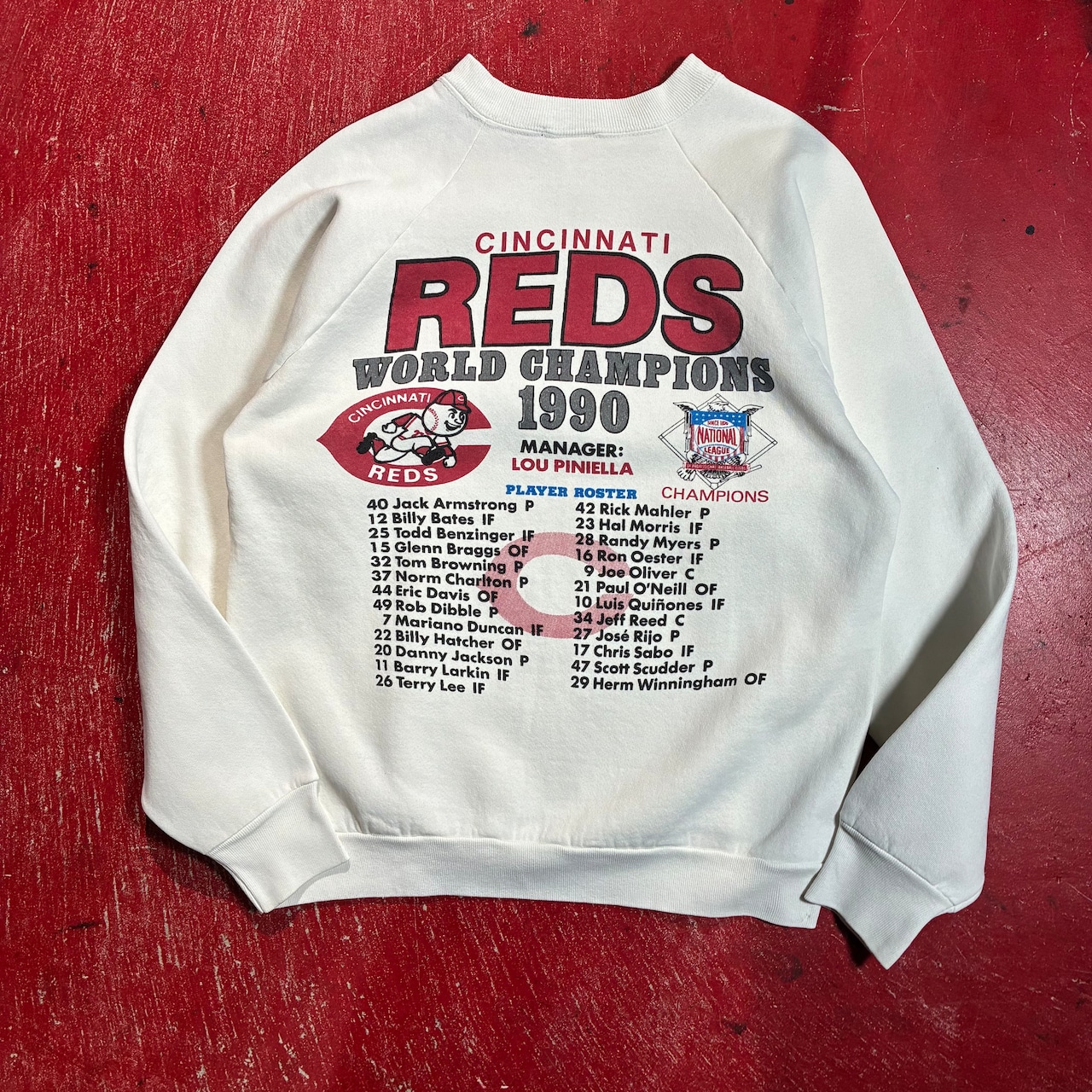 1990s MLB REDS ワールドチャンピオン記念スウェット