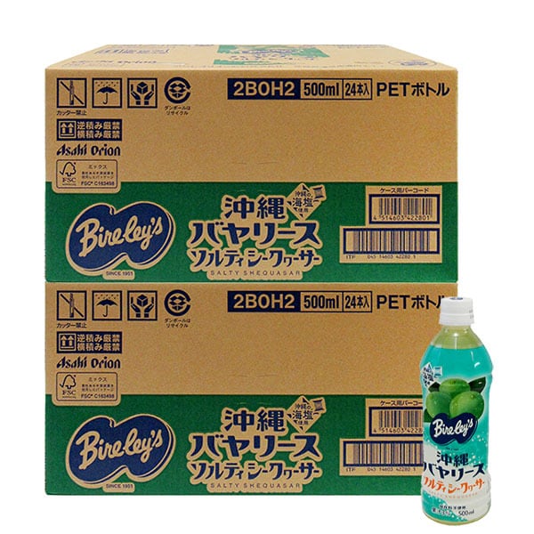 沖縄バヤリース ソルティシークヮーサー 500ml×48本 | shineishoten