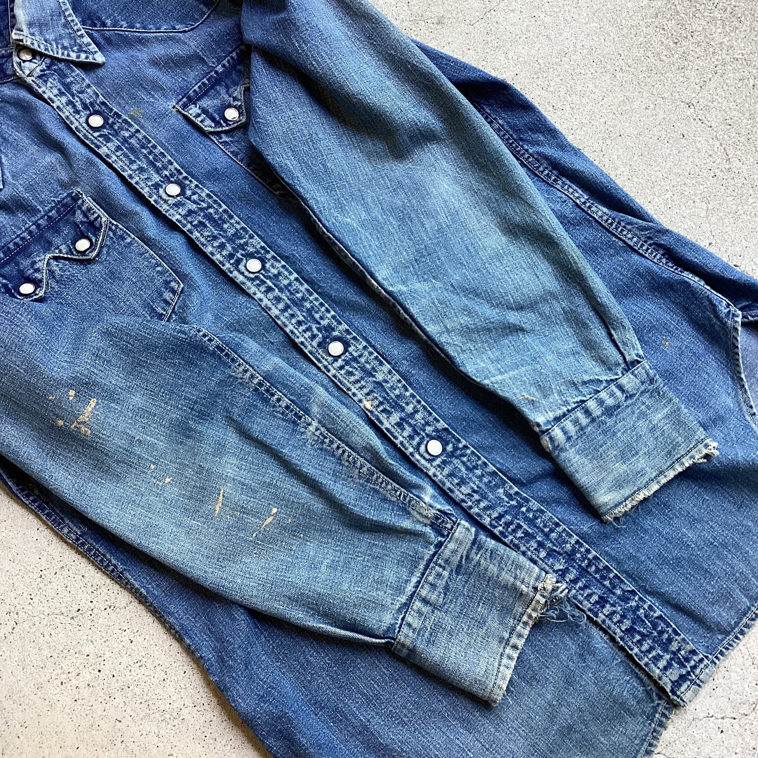 VTG Levis 40s 50s ショートホーン タグ デニム ウェスタン VTG Levis 40s 50s ショートホーン タグ デニム ウェスタン