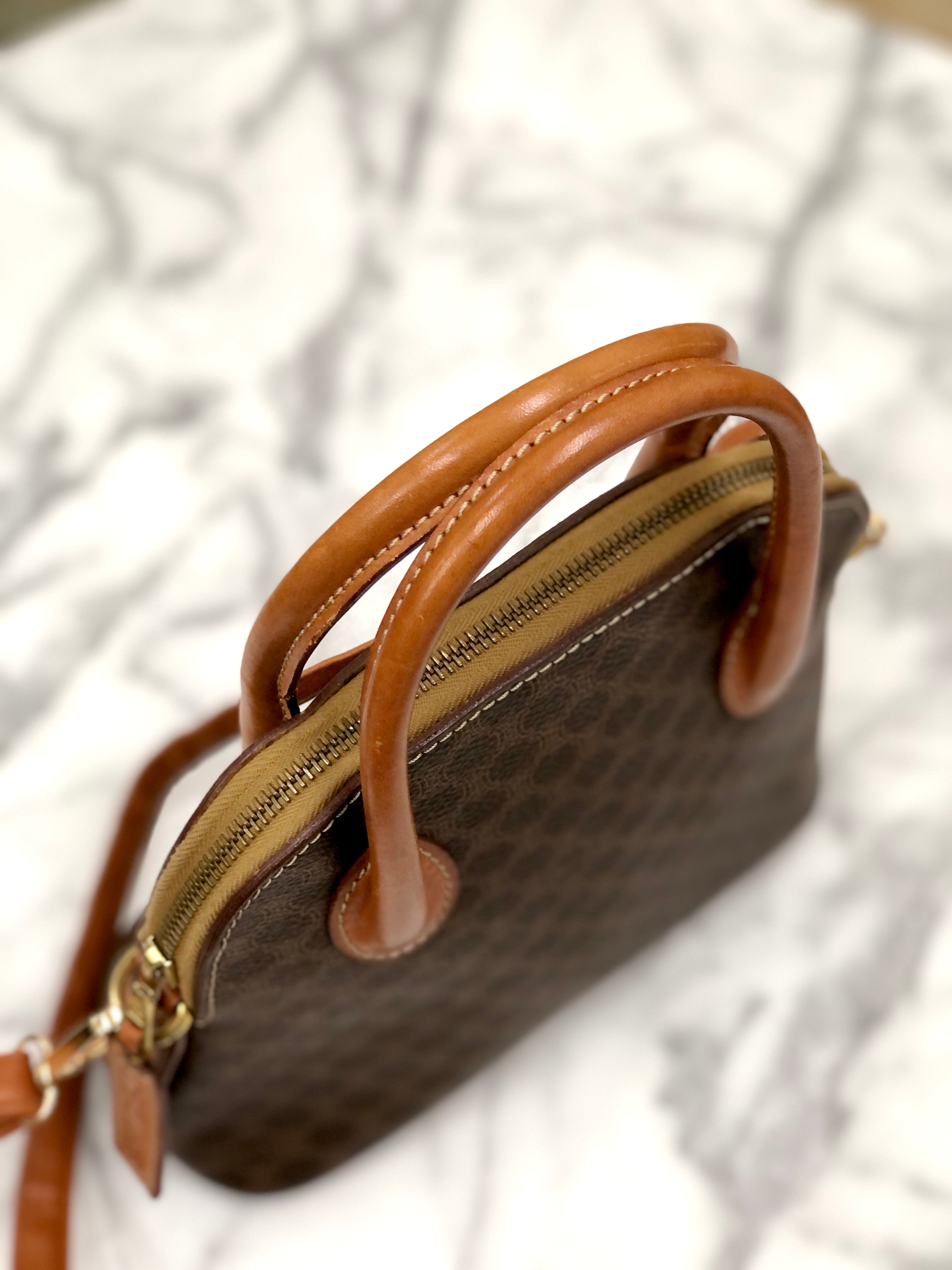 CELINE セリーヌ マカダム ミニボリード 2way ハンドバッグ ショルダー