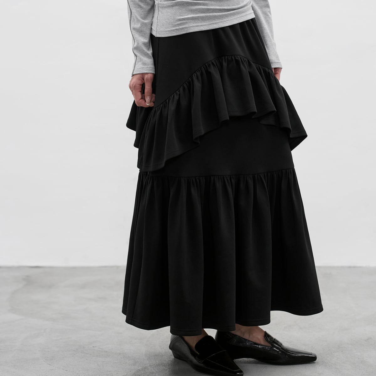 Tiered Long Skirt ch0160