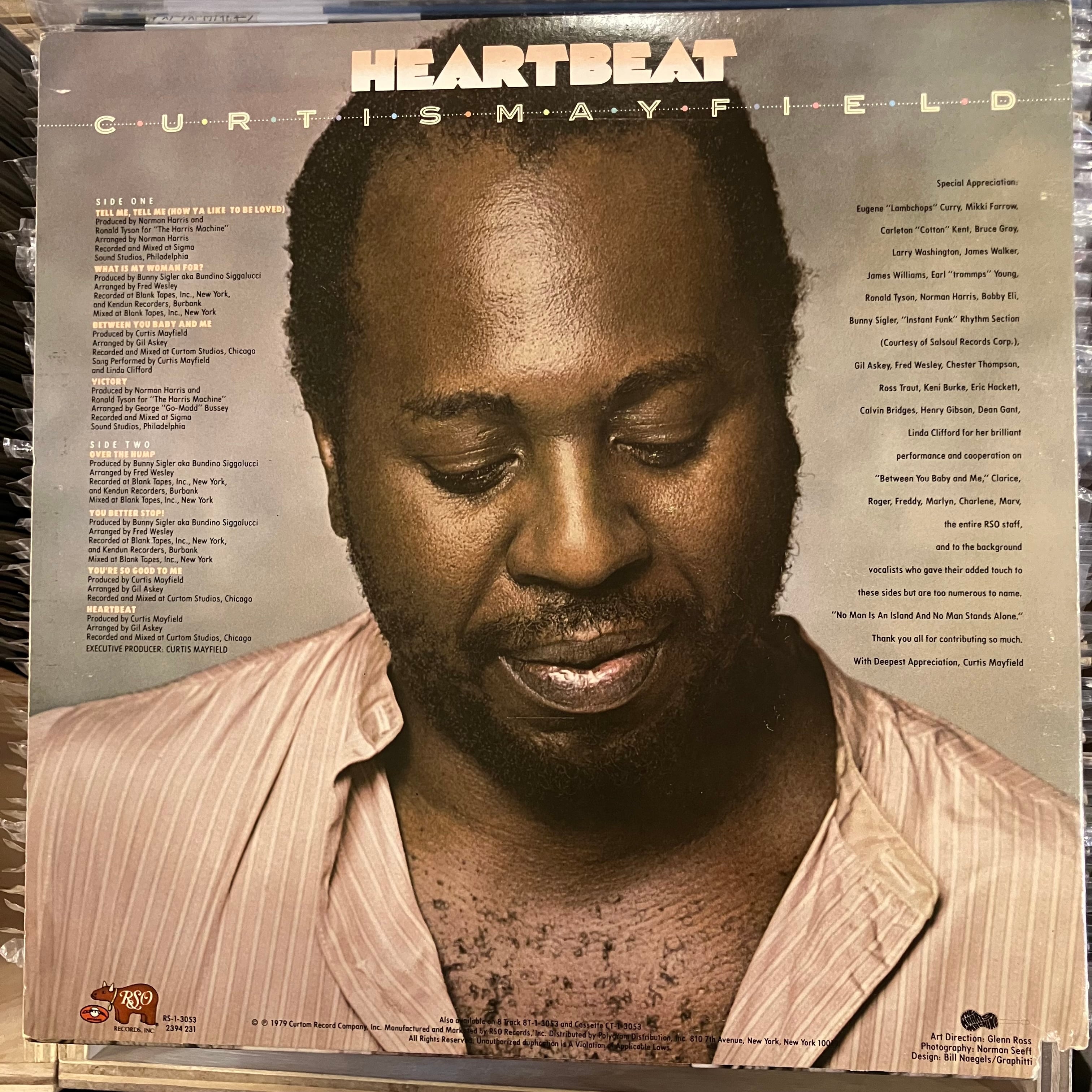 used LP】Curtis Mayfield - Heartbeat | 北村電機レコード