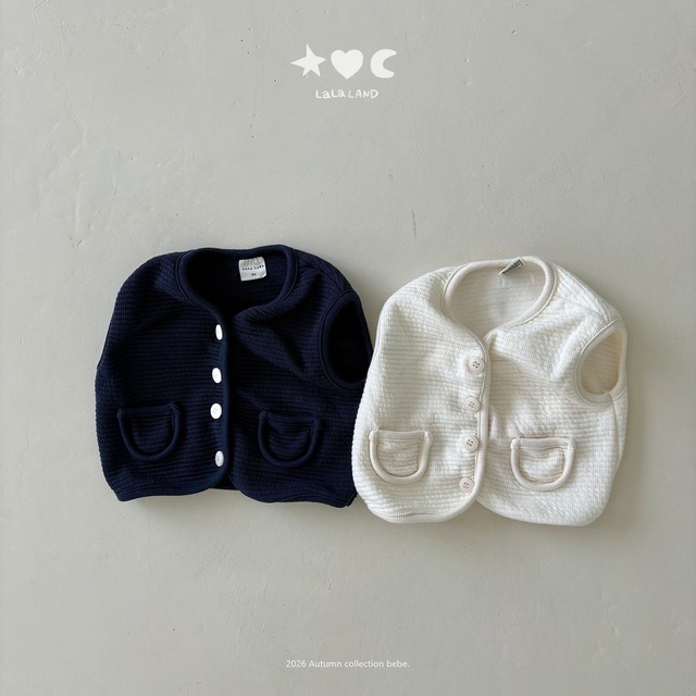 【ﾉﾍﾞﾙﾃｨ＆送料無料】Cushion vest / lalaland