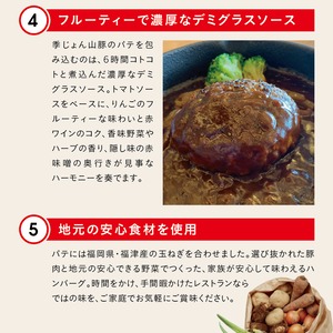 デミグラス煮込みハンバーグ 8個入（冷凍）