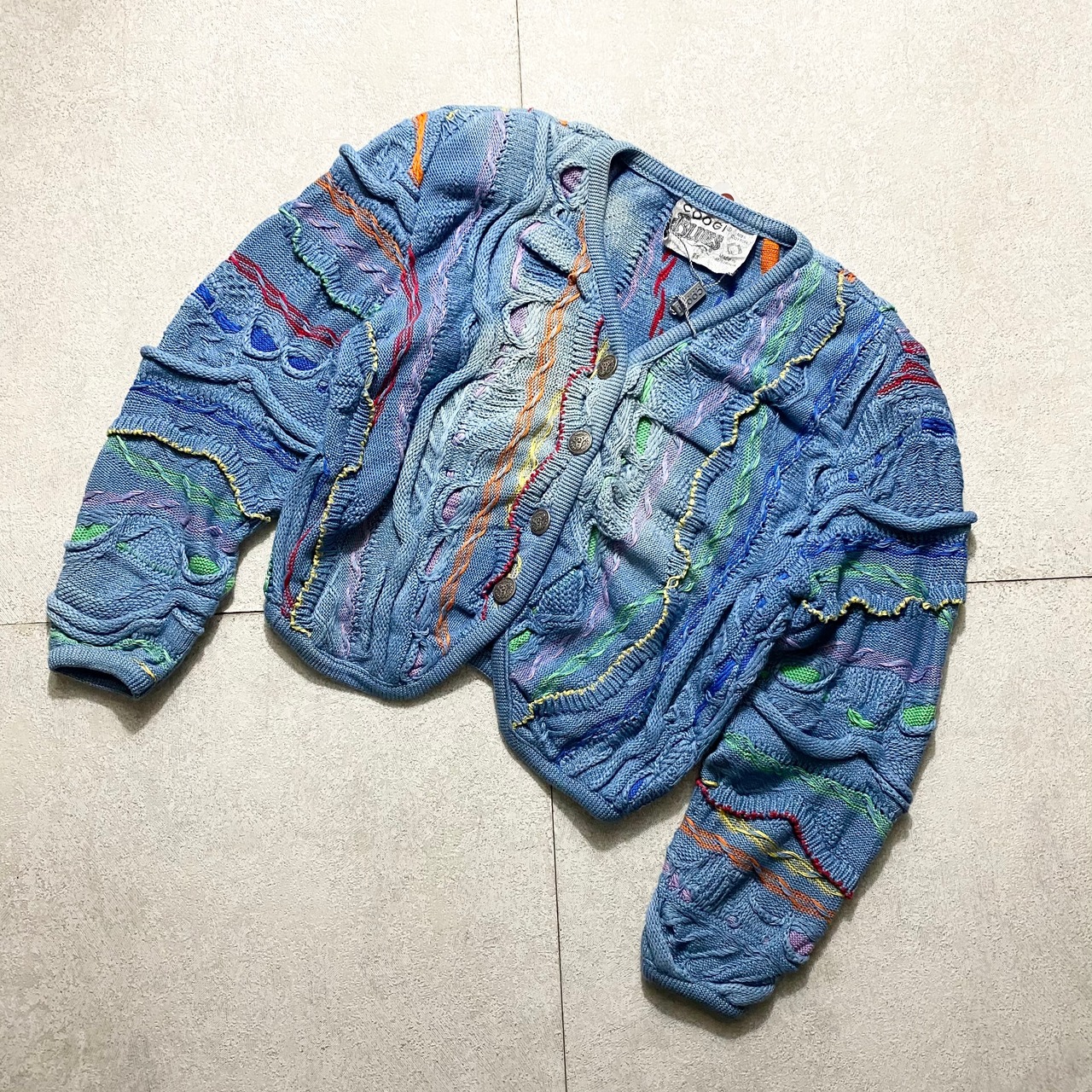 COOGI 3D knit bolero