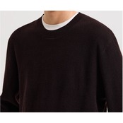 ラウンドネック 長袖ニットソー af0347