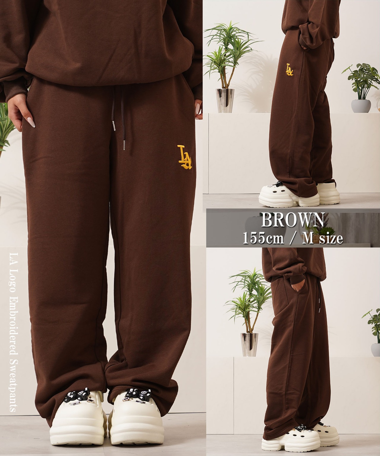 ◆LA ロゴ刺繍 スウェットパンツ◆  yo-22010