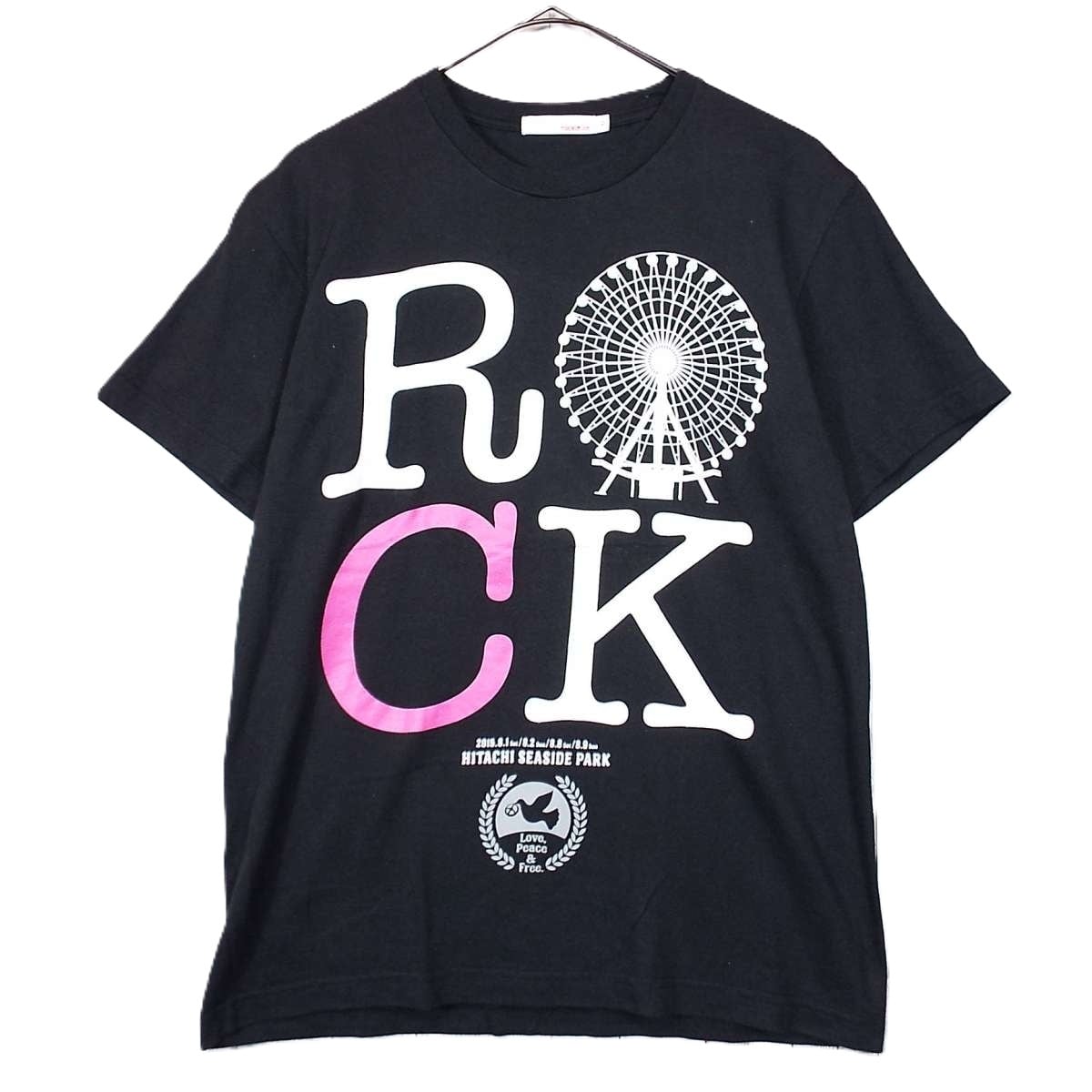 新品 LiSA 着陸記念 ドッキングTシャツ ロT Mサイズ ロッキンジャパン2015】ROCK IN JAPAN ひたち海浜公園 グラフィック