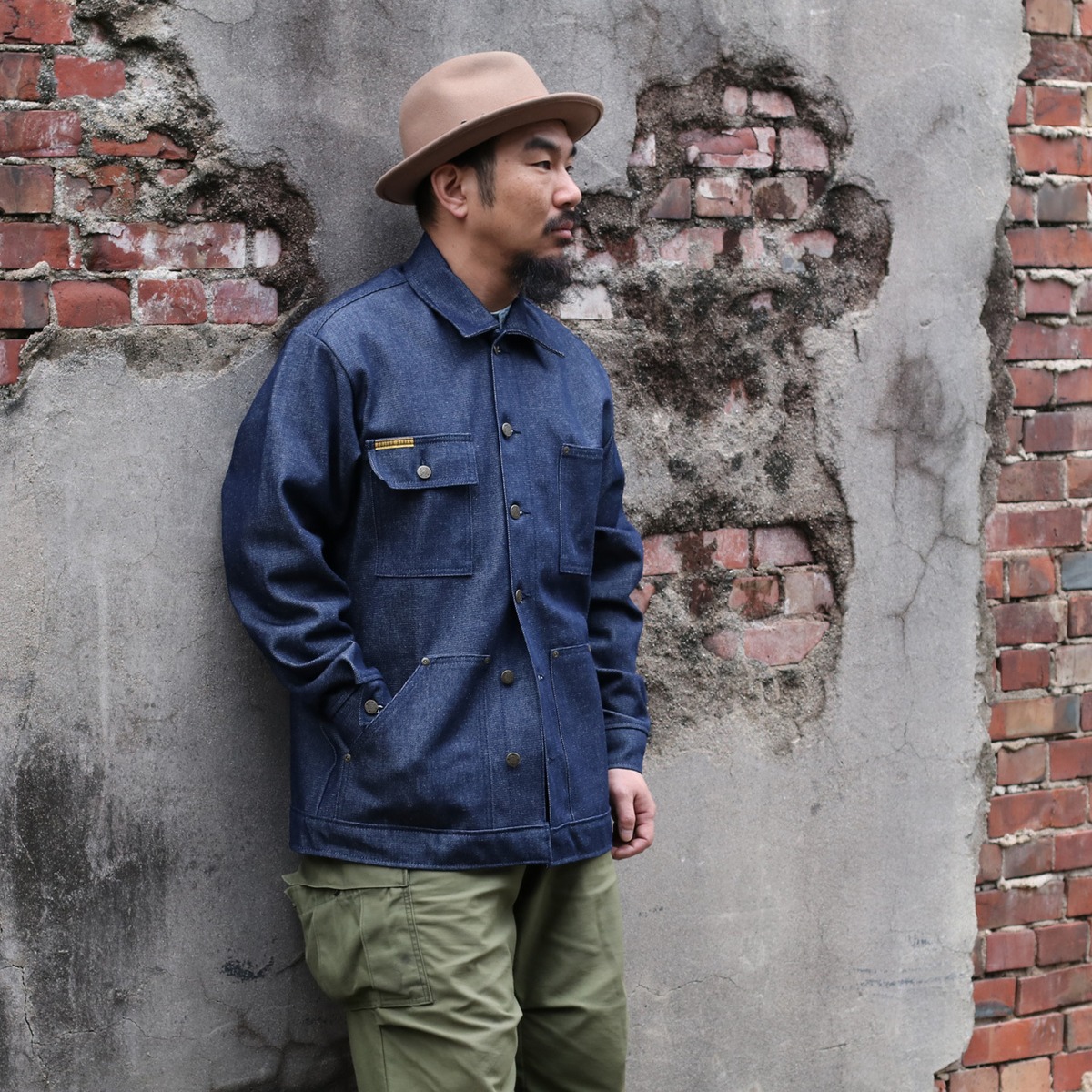 PRISON BLUES プリズンブルース #610 YARD COAT デニム ワークコート 