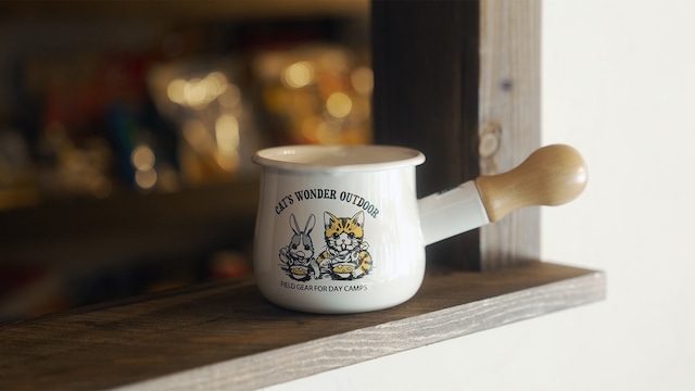 Cat's琺瑯プチミルクパン