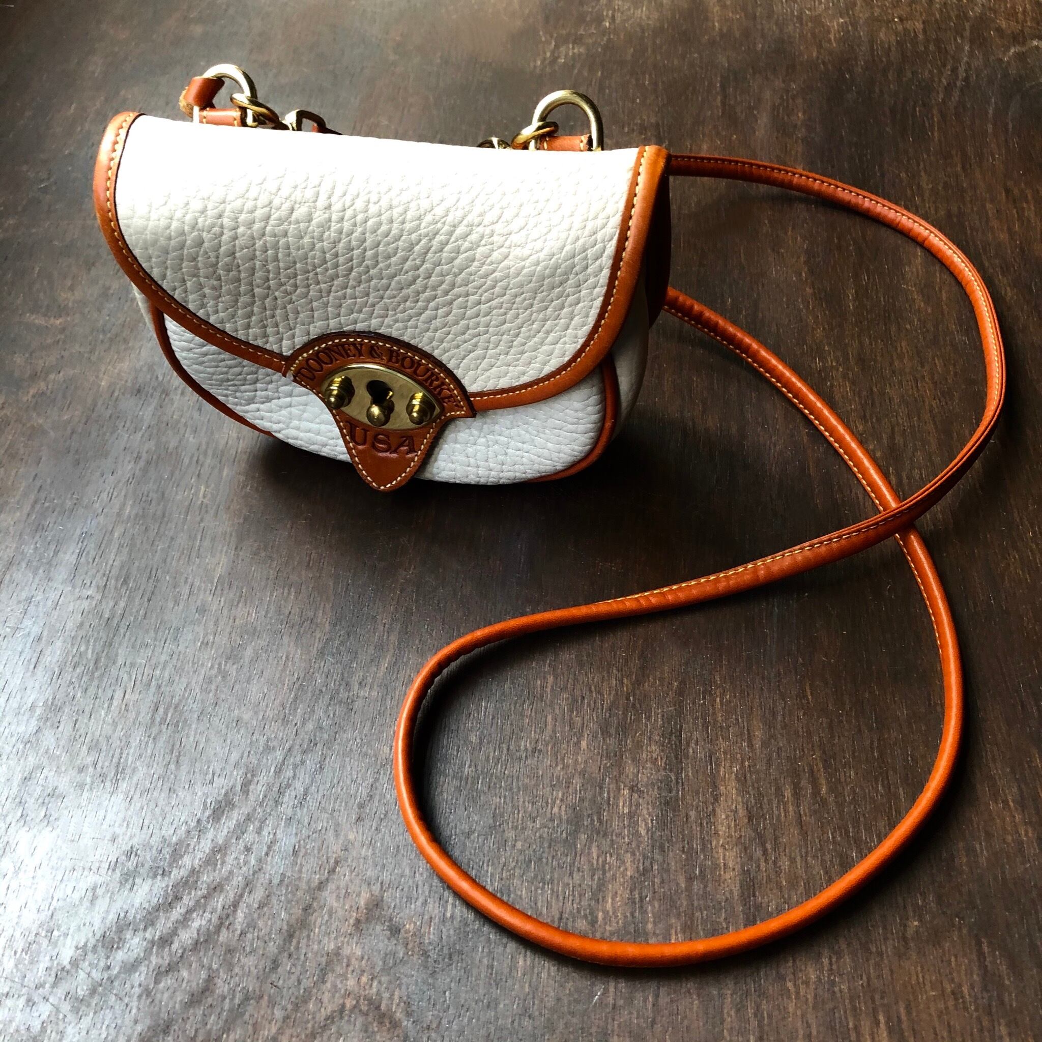 1980s 【Dooney & Bourke】Leather Mini Shoulder Bag / ドゥーニー
