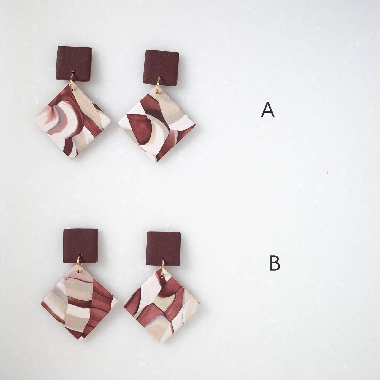 Matte : Bordeaux square