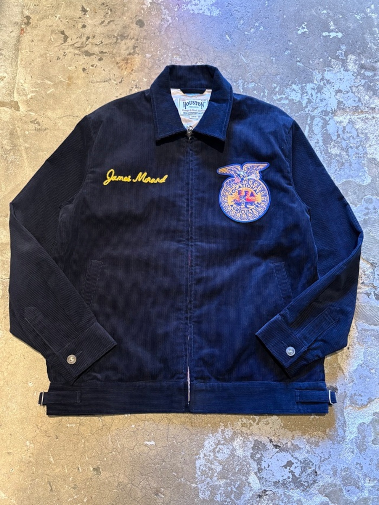 HOUSTON / FFA JACKET / コーデュロイジャケット / NAVY / ファーマーズジャケット / 51448 - 4