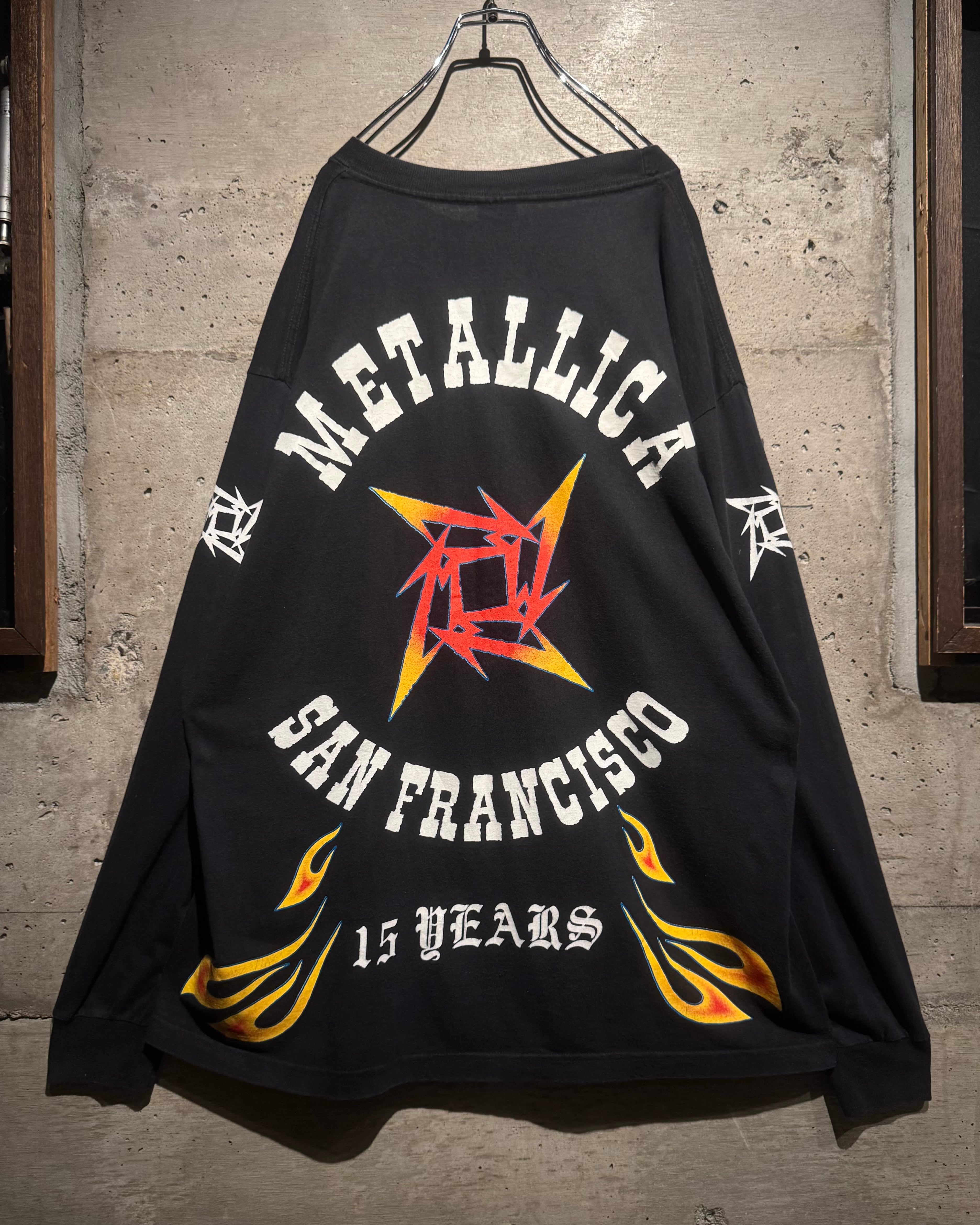 Caka】90's “METALLICA” 15th Anniversary Vintage L/S T-Shirt | Caka
