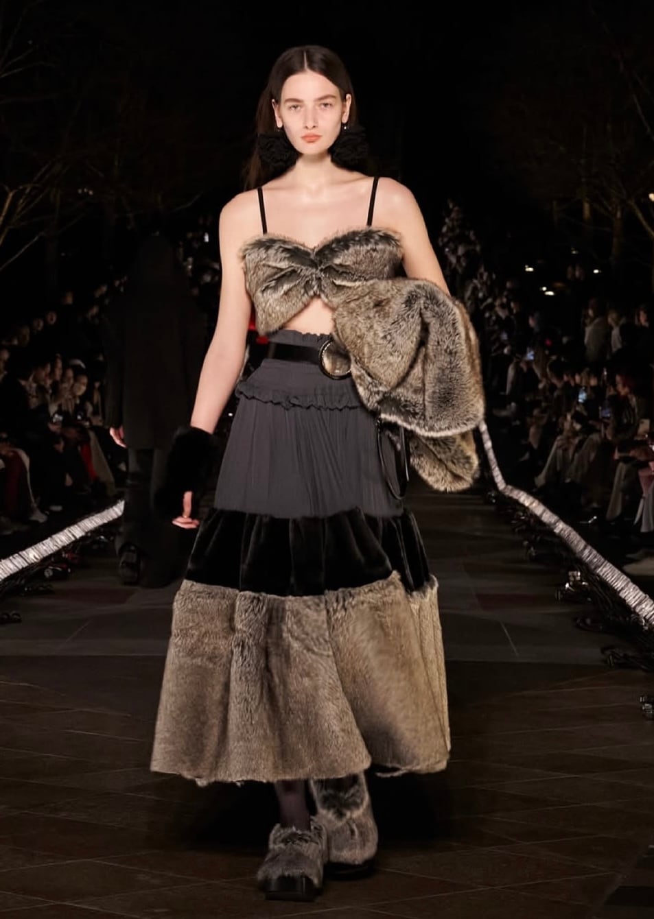 FUMIETANAKA animal fur bustier | AAR