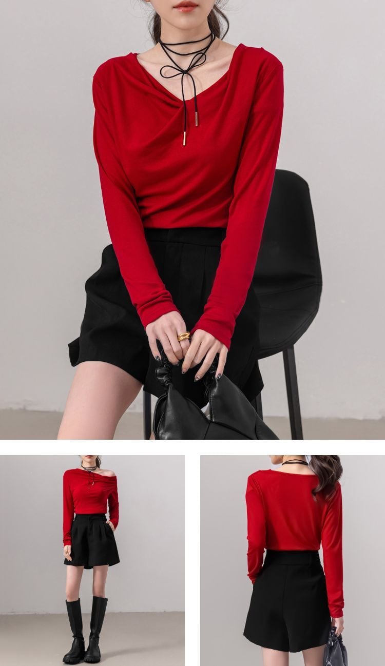 メール便】オフショル 長袖 トップス レディース ／tops2184 | DAY