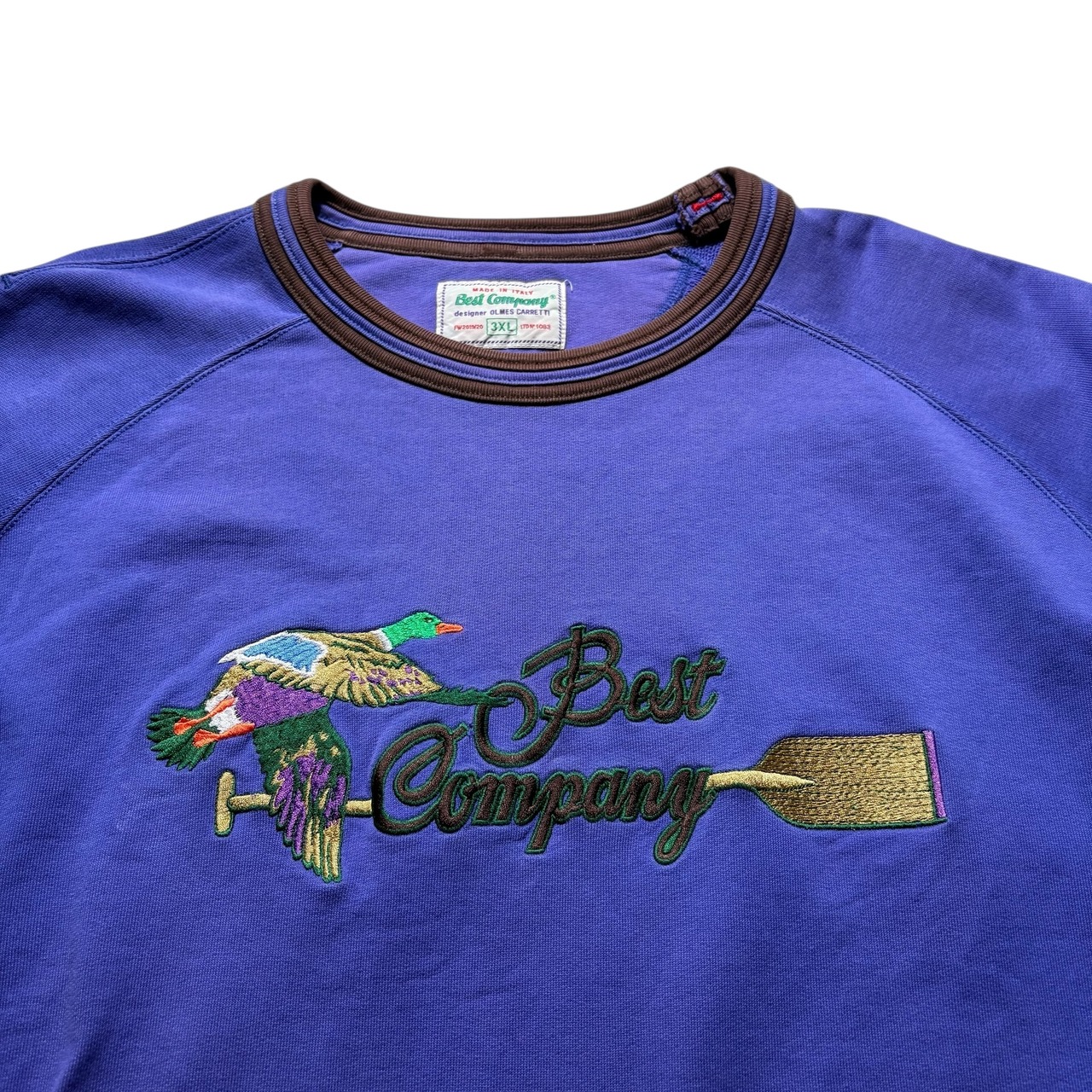 BEST COMPANY embroidery sweat shirt
