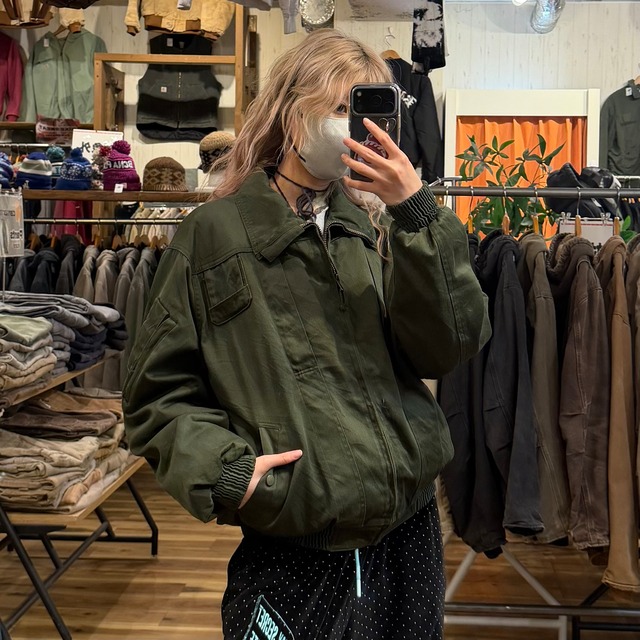 【military/ミリタリー】90s フランス軍 パイロットジャケット