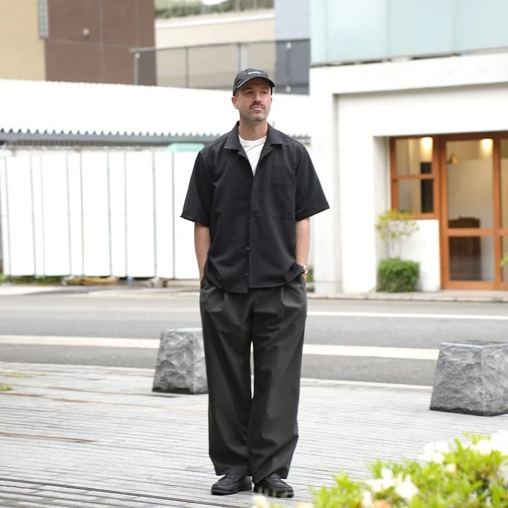 manualalphabet(マニュアルアルファベット) T/W 1TUCK WIDE PANTS
