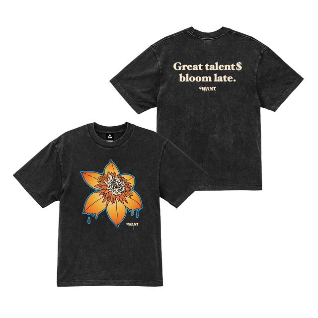 WANT clematis TEE [フェードブラック]