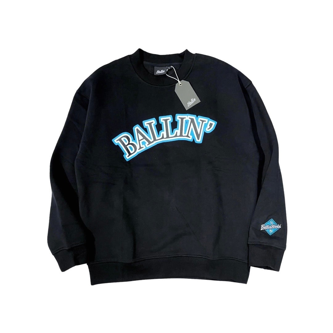 Ballin -LOGO CREWNECK- BLACK | Ballin wear